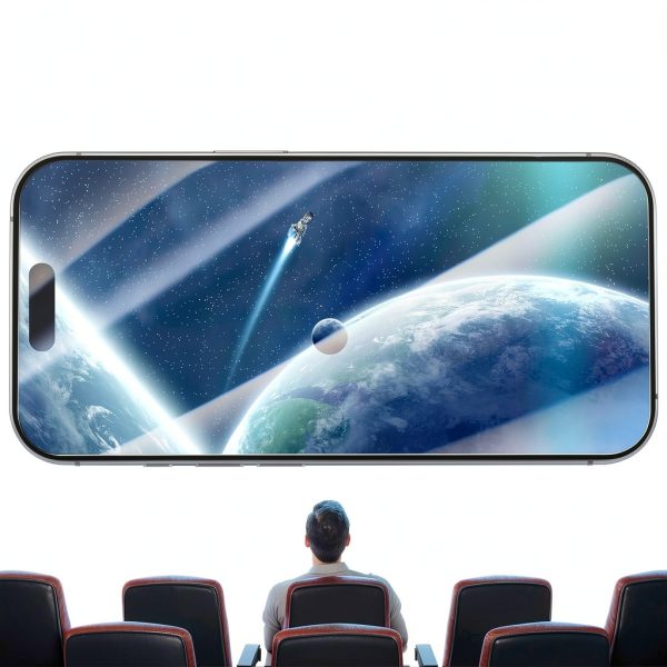 iPhone 17 Pro Max Tempered Glass Protector by NEWC Transparent 0.33mm-6