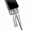 Portable Power Bank Utopia W1148 Slim 10000mAh Qing Built‑In Cables-1