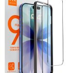 iPhone 17 6.3" Screen Protector MakeTech 9H Tempered Clear HD 3-Pack-0