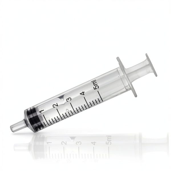 BSTEAN 5ml Syringe without Needle, Individually Wrapped for Industrial, Scientific, Measuring, Watering, Pet Feeding, Liquid Refilling and Dispensing (Pack of 25)-1