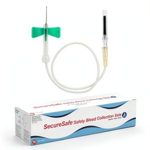 Dynarex Securesafe Blood Collection Set 3-4 Inch Needle 8940 50 Count-0
