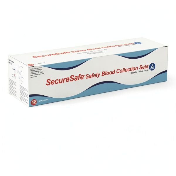 Dynarex Securesafe Blood Collection Set 3-4 Inch Needle 8940 50 Count-6