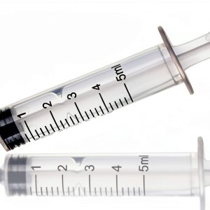 BSTEAN 5ml Syringe without Needle, Individually Wrapped for Industrial, Scientific, Measuring, Watering, Pet Feeding, Liquid Refilling and Dispensing (Pack of 25)-0